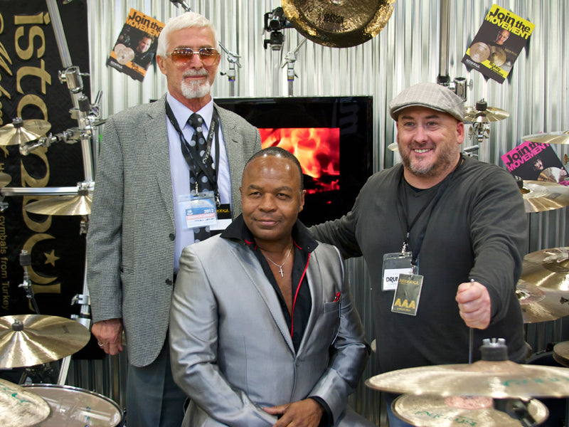 Istnabul cymbals at the london drum show drumshop uk