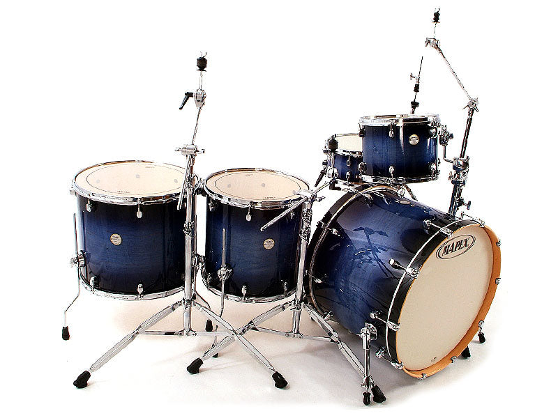 Mapex Meridian Maple 5-Piece 24 Stomp Drum Kit Cobalt Burst