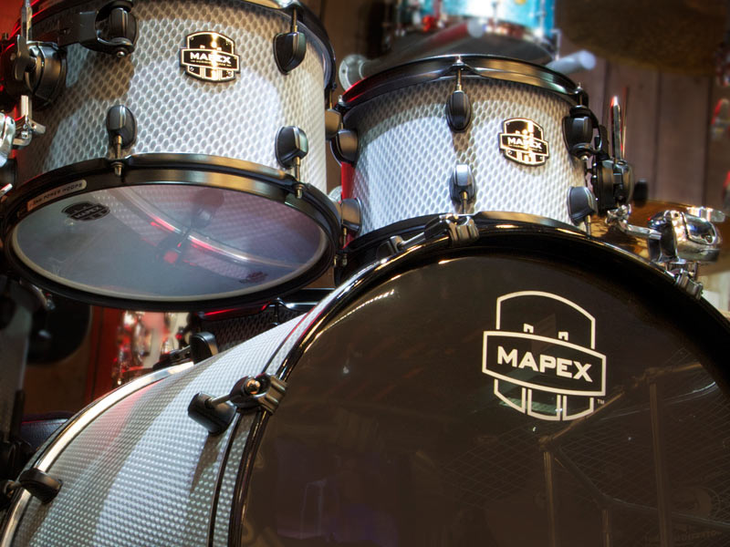 Mapex Meridian Black Viper Ltd Edition Shell Pack drumshop uk