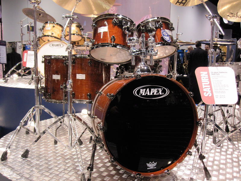 New Mapex Saturn drum kits at NAMM 2010 Drumshop UK