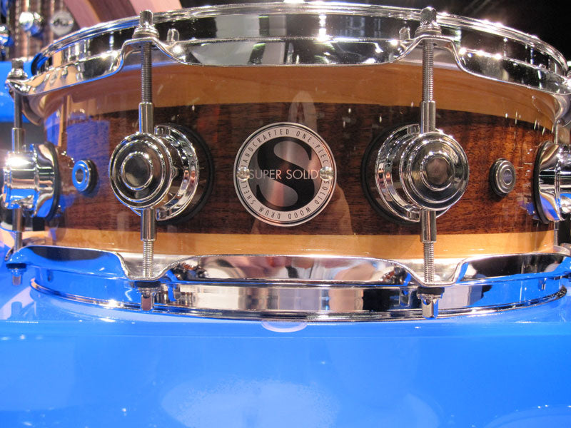 DW Super Solid snare drums at NAMM 2010 Drumshop UK