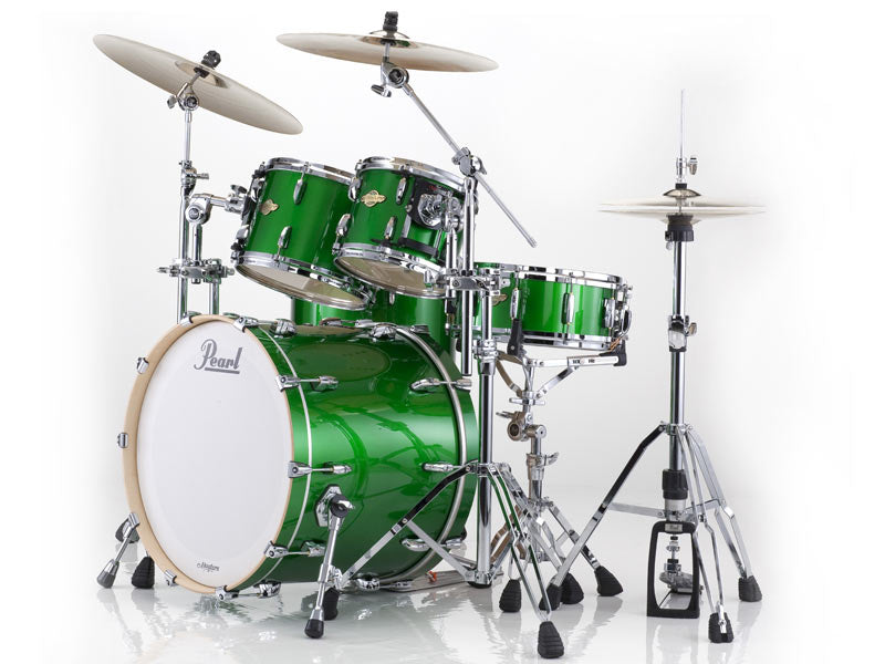 Pearl Masters Drum Kit in Shamrock Green at the drum shop uk