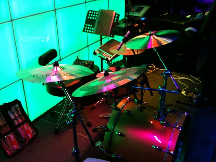 Spector drum kit set-up