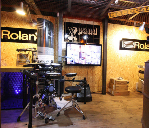 Drumshop Roland V Drums Display