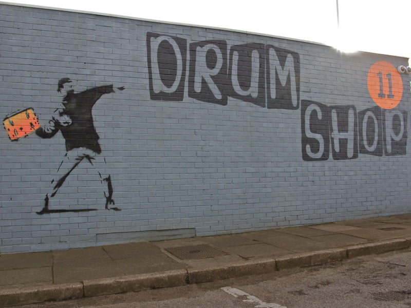 drumshop uk front building wall 