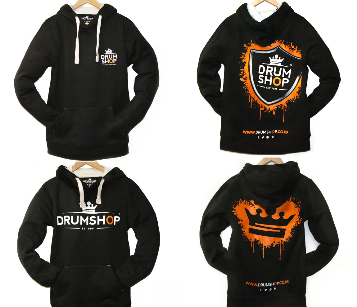 Keep warm this winter with Drumshop Hoodies