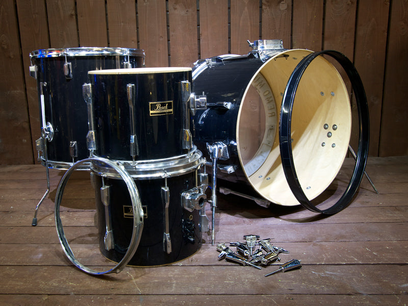 pearl drum kits in the junk yard at the drumshop uk