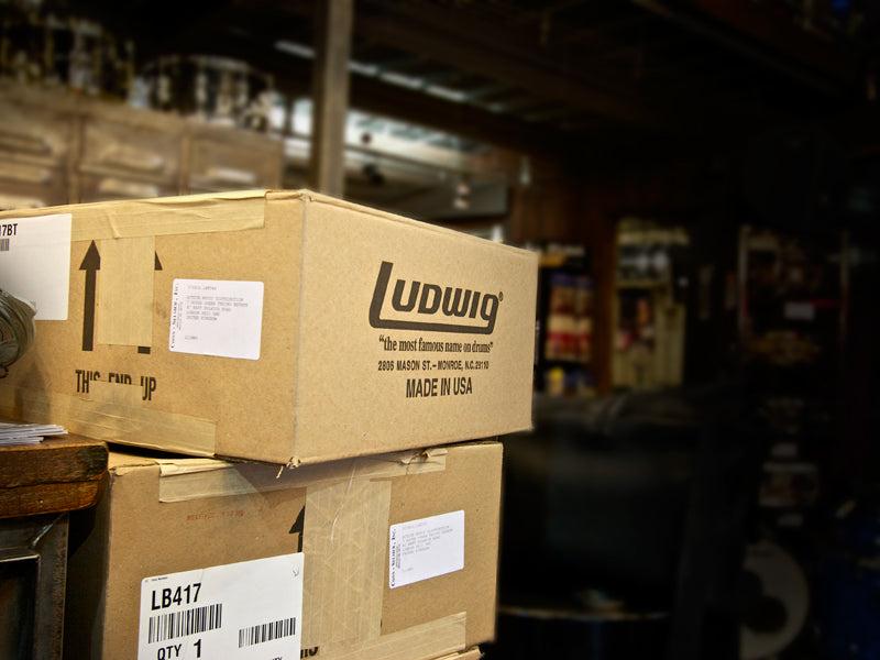 Ludwig Boxes at Drum Shop UK, Ludwig Delivery