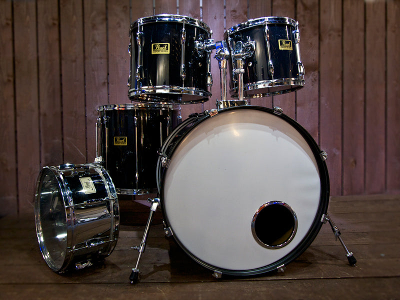 Pearl Export 5 Piece Shell Pack in Black drumshop uk