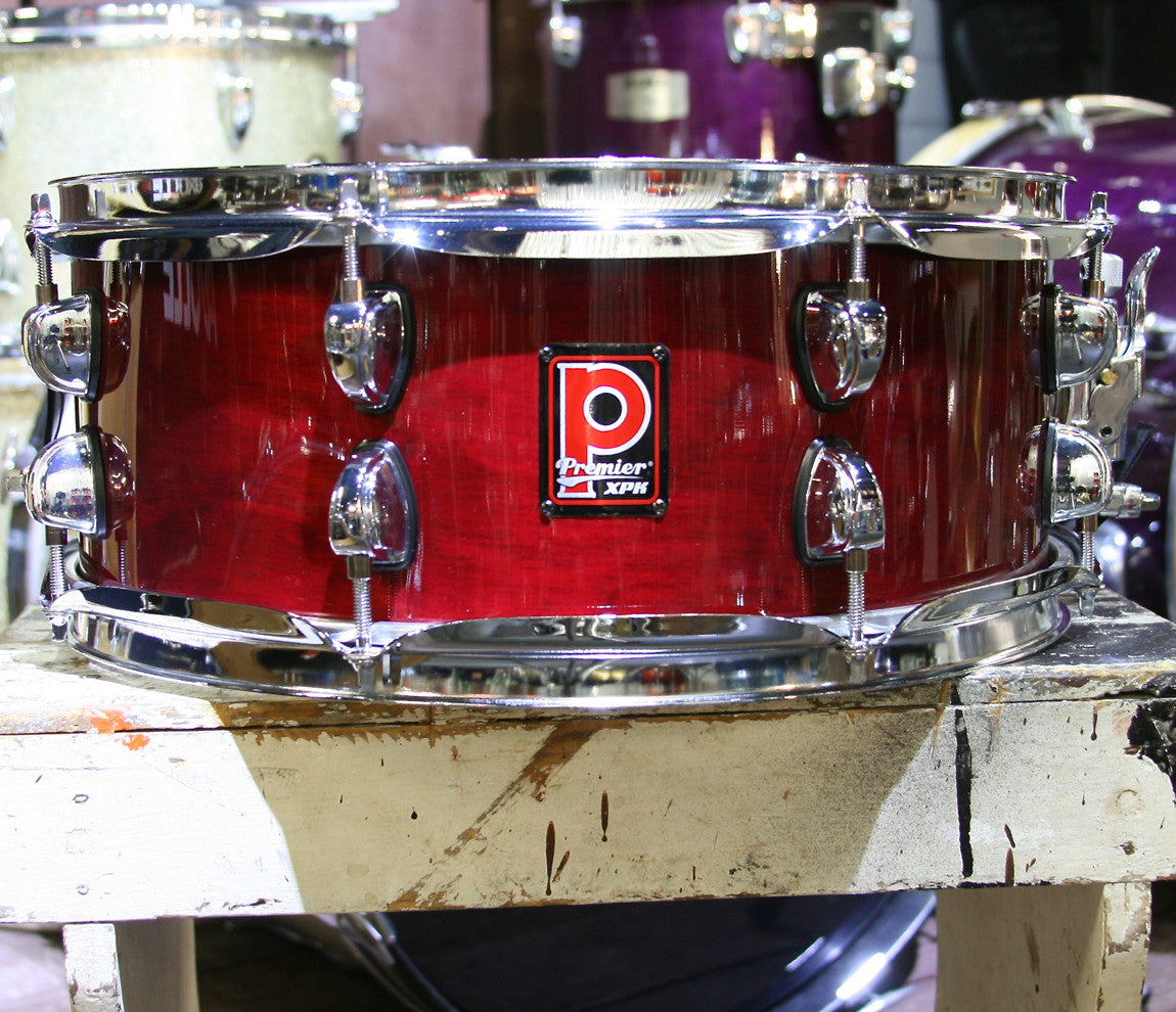 Premier XPK 14" x 5.5" Snare Drum in Translucent Ruby