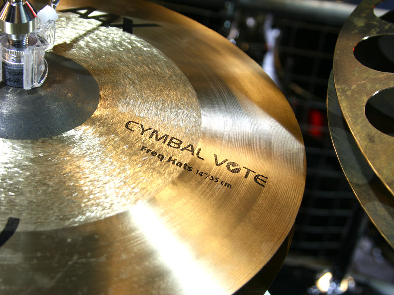 Sabian Cymbal Vote Freq hi hats at Drumshop UK