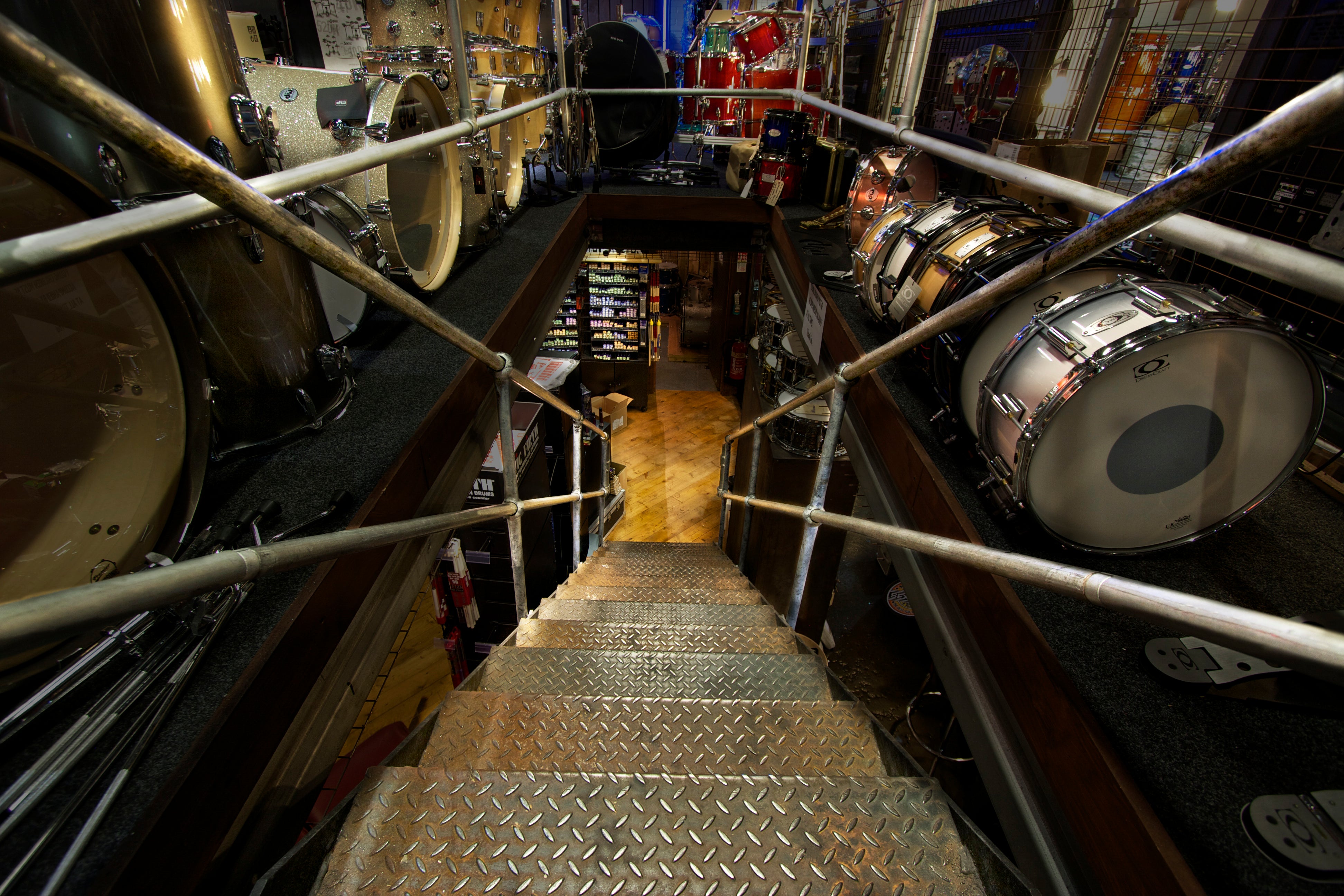 Drum Shop UK Stairs