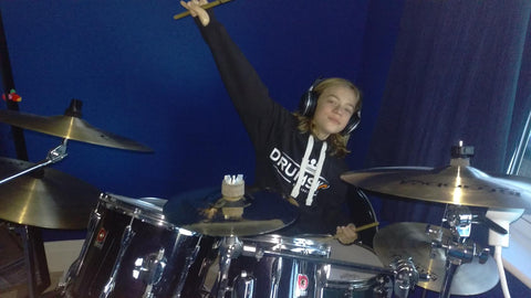Ben is loving his Drum Shop UK Hoodie and Istanbul Cymbals from us