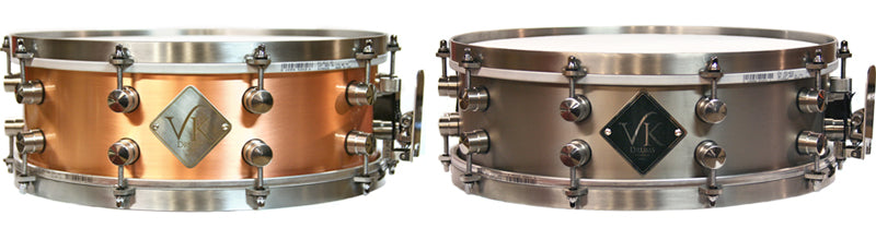 VK Snare Drums Copper & Titanium