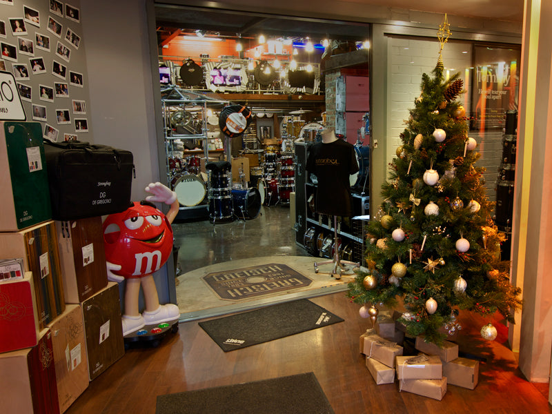 Drum shop Christmas tree