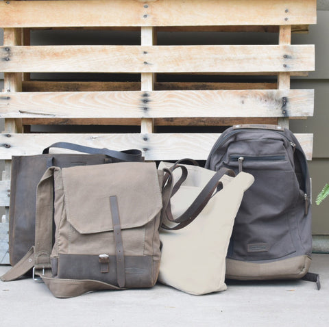 Causegear bags against pallet