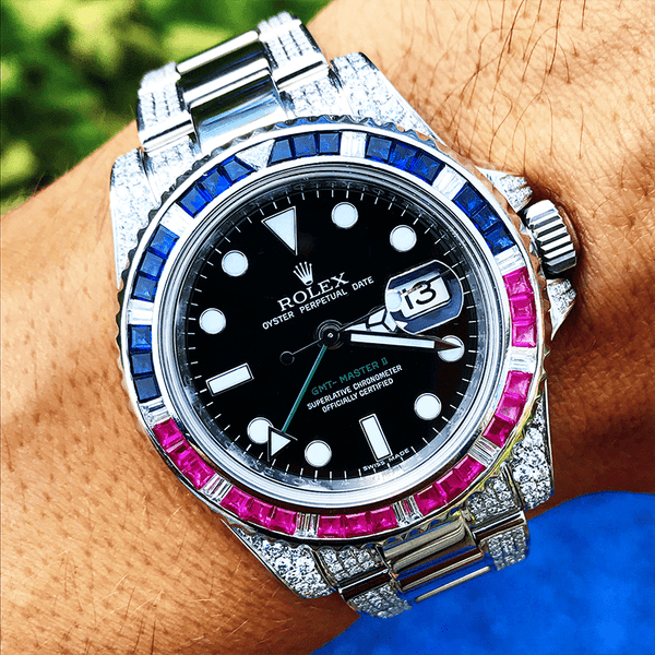 iced out gmt master 2