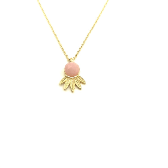 Deco Flower Rose Necklace