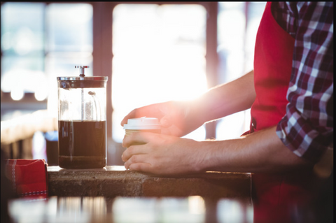 Cafe JEI French Press On Kitchen Top