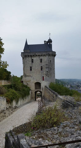 A tower near a medieval castle in the Loire Valley.