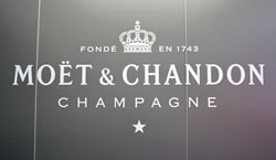The Moet and Chandon company logo.