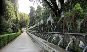 The fountains at the Villa d'Este in Italy.