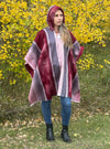 Unique Soft Luxurious Ecuadorian Alpaca Fiber Poncho