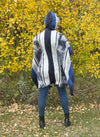 Artisan Boho Alpaca Fiber Pullover Poncho