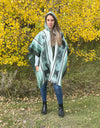 Softest Fluffy Pullover HoodedAlpaca Wool Poncho