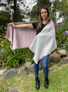 reversible alpaca shawl wrap
