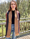 striped wool scarf