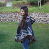 unisex alpaca poncho, hooded alpaca products, alpaca clothing, luxury alpaca poncho