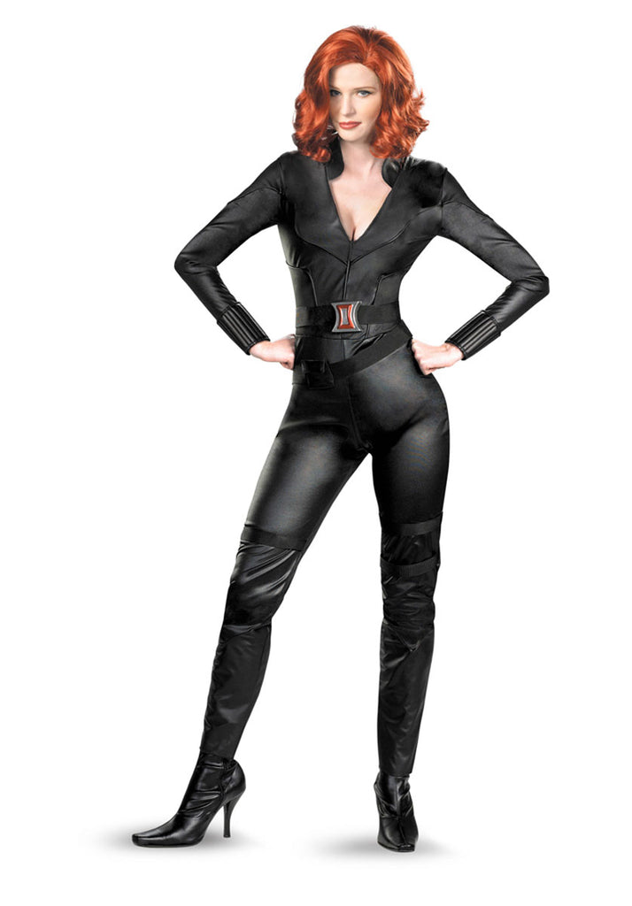Black Widow Dress&comma; Avengers Deluxe Costume – Escapade