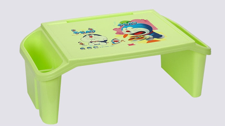 Thickening Plastic Cartoon Children Small Study Table With Storage