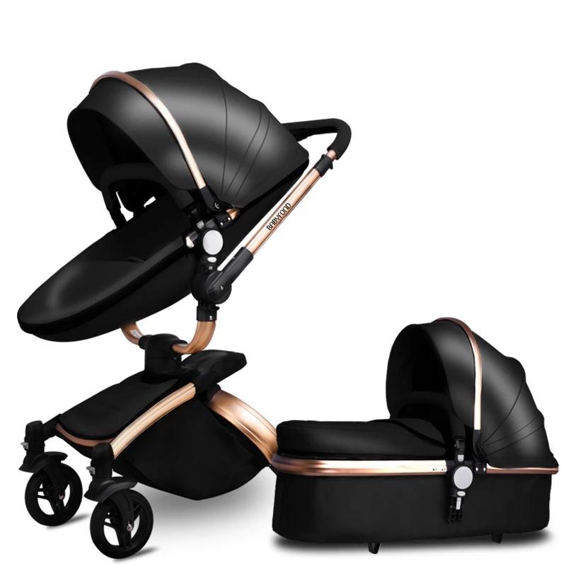 pram with capsule and bassinet