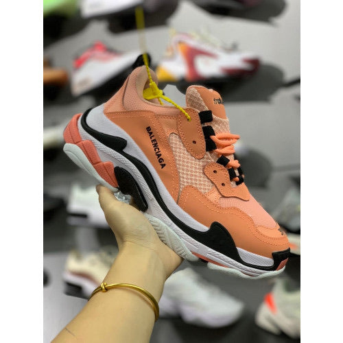 peach balenciaga runners