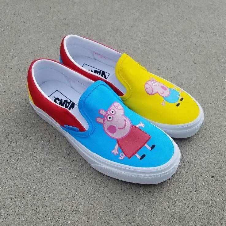 peppa pig slip on shoes