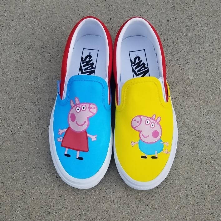 peppa pig slip on shoes