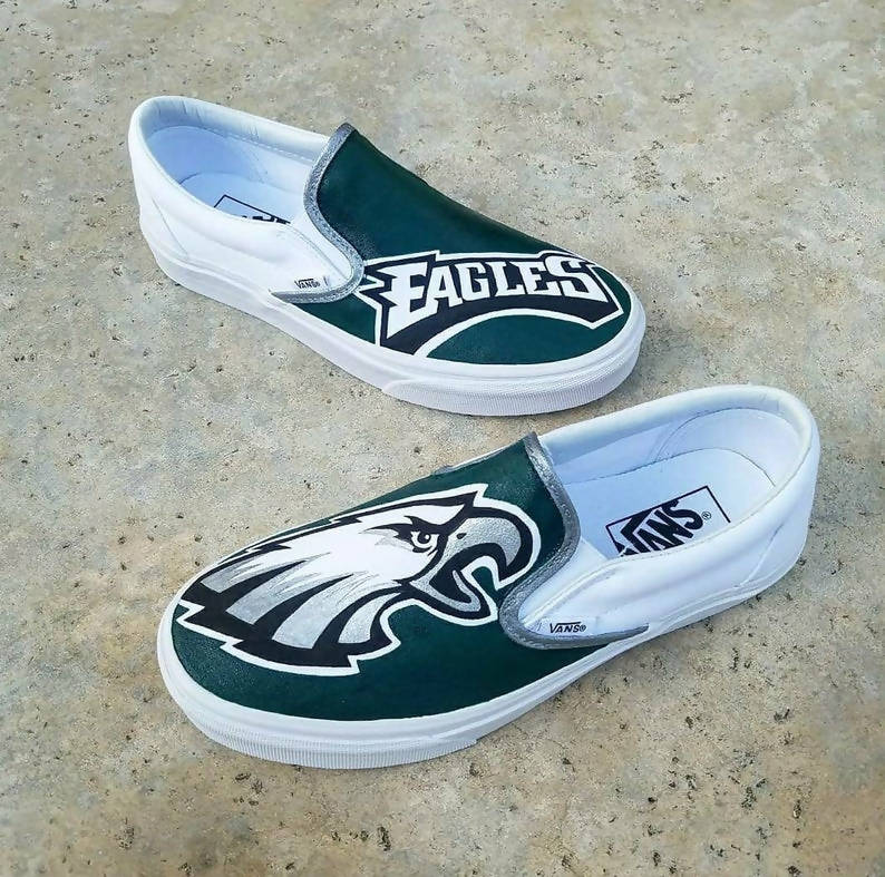 Philadelphia Eagles Custom Vans 