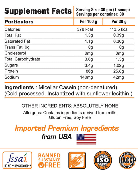 100% Micellar Casein - nutrimedmain