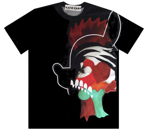 AW14 BLACK MOHAWK T-SHIRT - NOW IN.