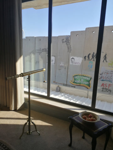 Gallery OZ - Inside The Walled off Hotel by Banksy