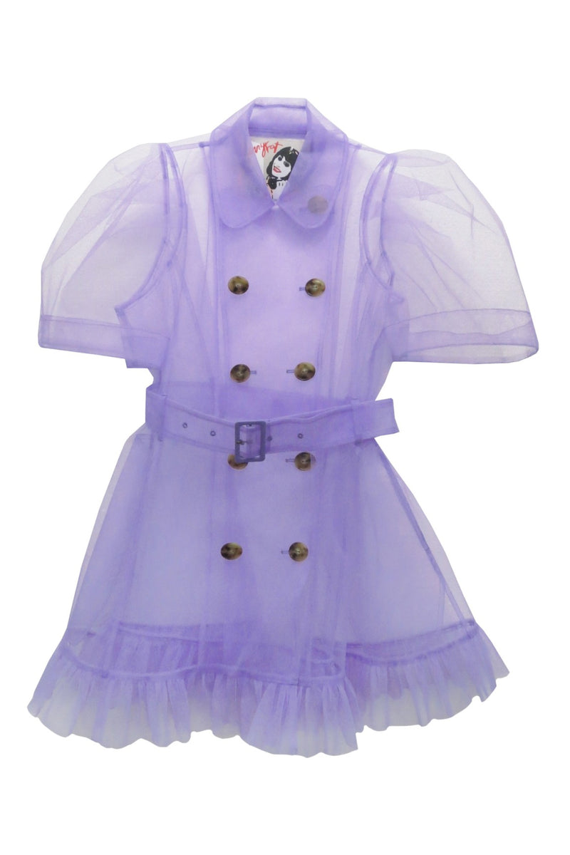 Jennyfax Little tulle trench/Purple-