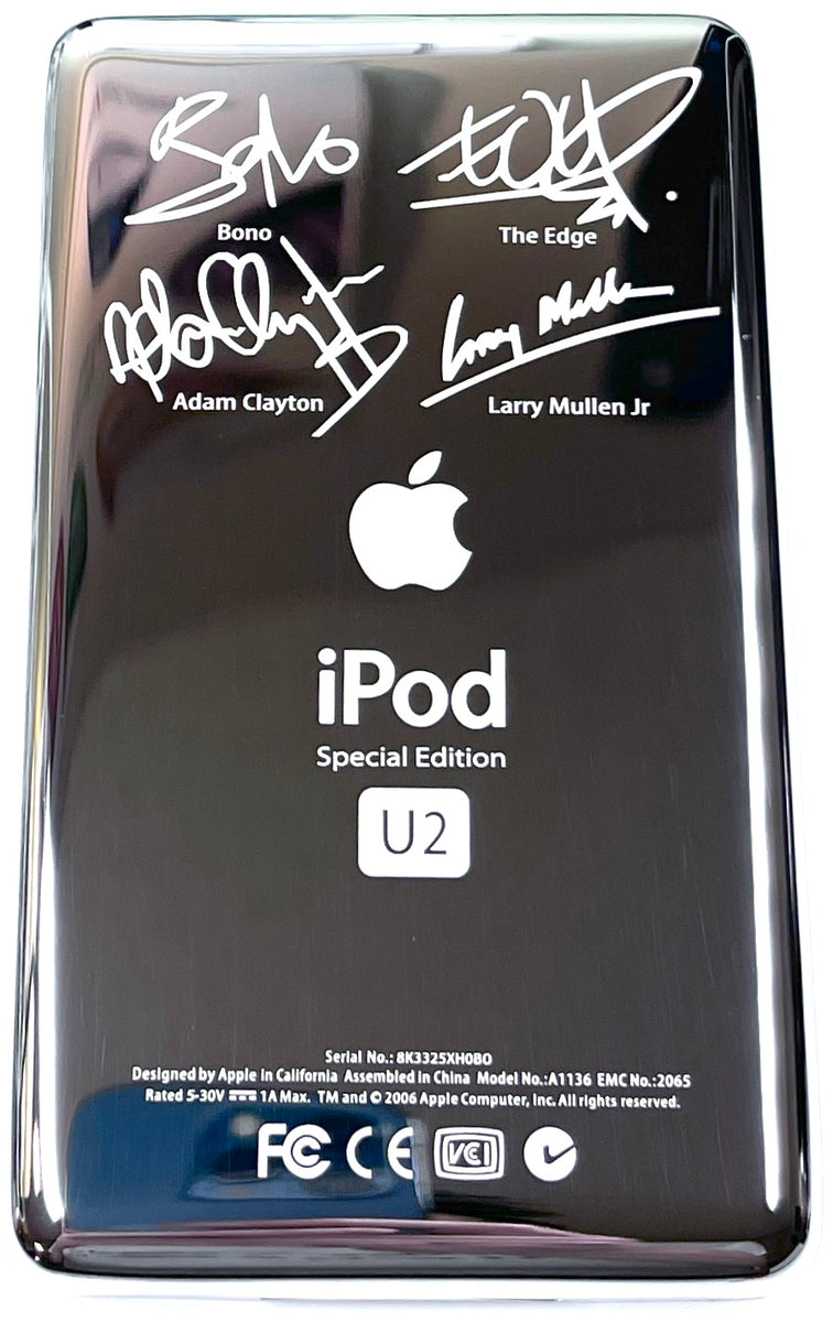 Thin U2 Special Edition Silver Backplate for Apple iPod Video