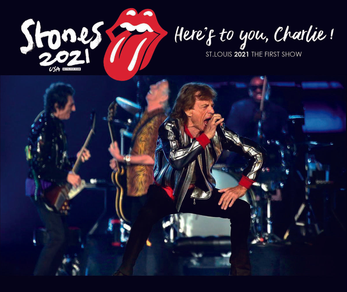Incarijk Verwacht het verkoudheid The Rolling Stones Here's to You, Charlie No Filter Tour USA St.louis –  Music Lover Japan