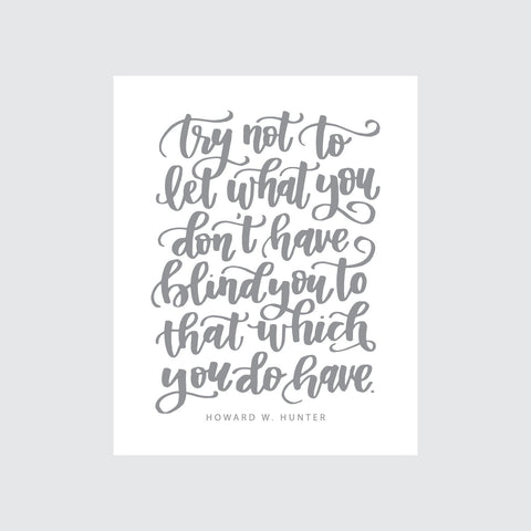 Quote - Art - Howard W. Hunter | Latter-Day Home