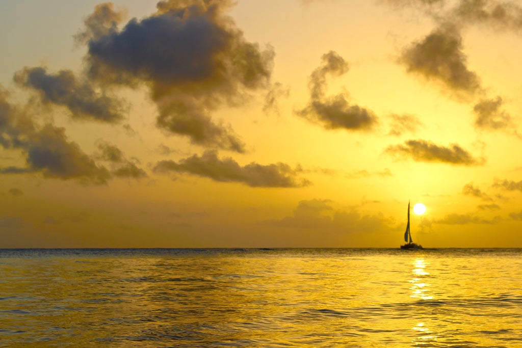 Beautiful Mustique sunset