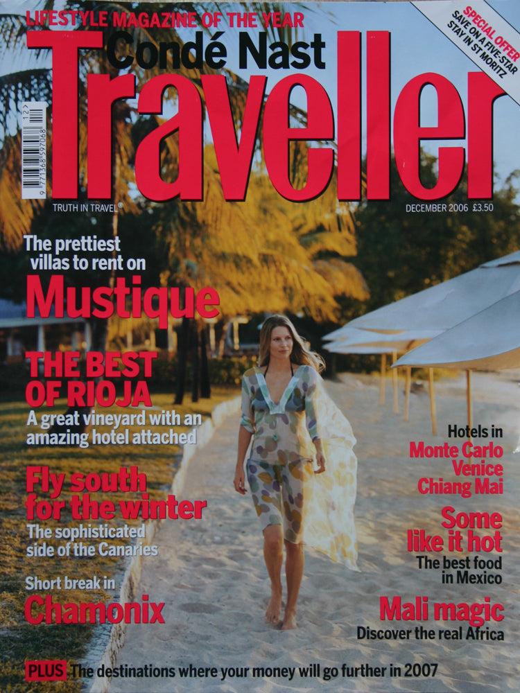 Conde Nast Traveller magazine Dec 2016
