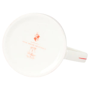 Fine Bone China Mug : URCHIN - RED designer Lotty B Mustique exclusive interiors