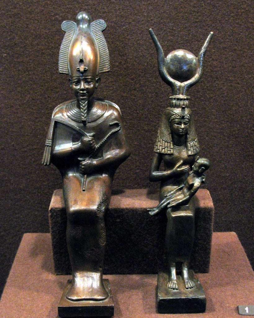 Statues Isis et Osiris
